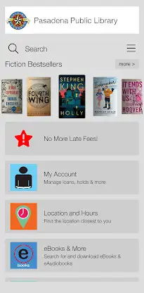 Pasadena Public Library (TX) screenshot 1