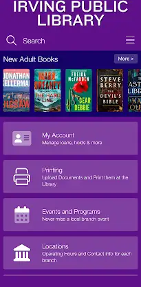 Irving Public Library (IPL) screenshot 1