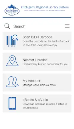 Kitchigami Regional Library screenshot 1