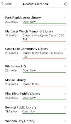 Kitchigami Regional Library screenshot 5