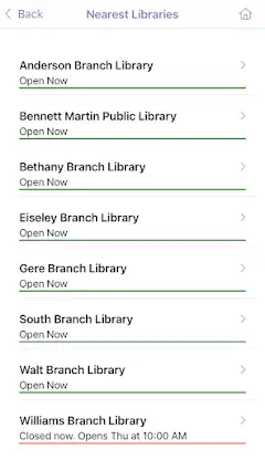 Lincoln City Libraries App screenshot 5