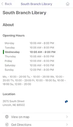 Lincoln City Libraries App screenshot 6