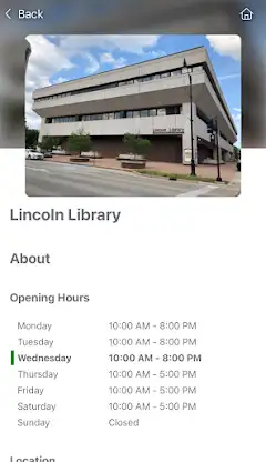 Lincoln Library Springfield screenshot 6