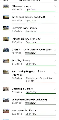 Maricopa County Library Dist. screenshot 5