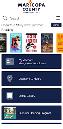 Maricopa County Library Dist. screenshot 1