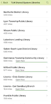Milford Public Library MI screenshot 5