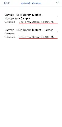 Oswego Public Library District screenshot 5