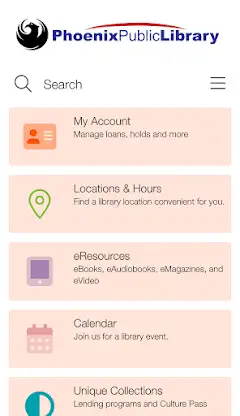 Phoenix Public Library screenshot 1
