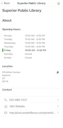 Pinal County Library Dist. screenshot 6