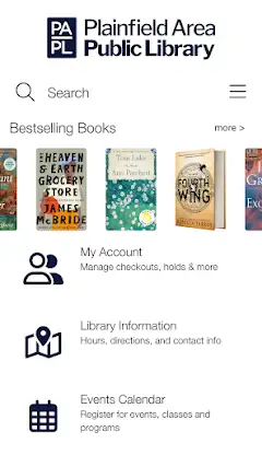 Plainfield Area Public Library screenshot 1