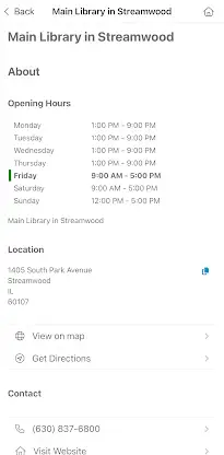 Poplar Creek Public Library screenshot 6