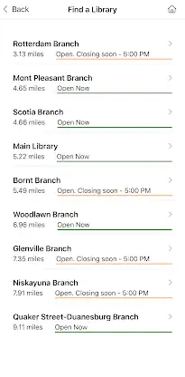 Schenectady Co. Public Library screenshot 5