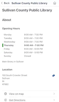 Sullivan County Public Library screenshot 5