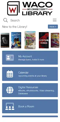 Waco-McLennan County Library screenshot 1