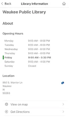 Waukee Public Library screenshot 5