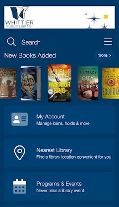 Whittier Public Library screenshot 1