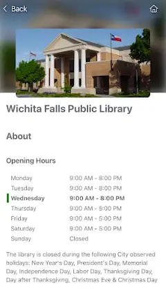 Wichita Falls Library screenshot 6