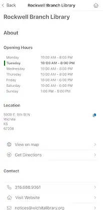 Wichita Public Library screenshot 6