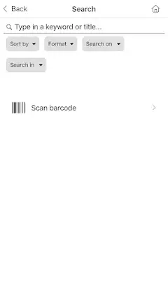 WRLS Library Catalog App screenshot 2