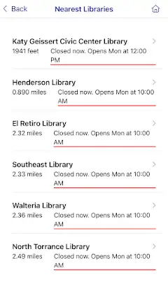 Torrance Public Library screenshot 5