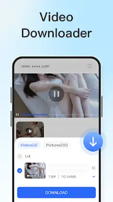 Video Browser, Downloader, QR screenshot 1