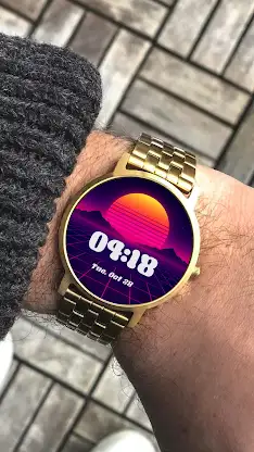 Waface DW04 : Retro Watchface screenshot 3