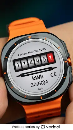 DW12 Electric Meter Watch Face screenshot 4