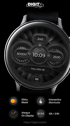 Av Engine Digital Watch Face screenshot 2