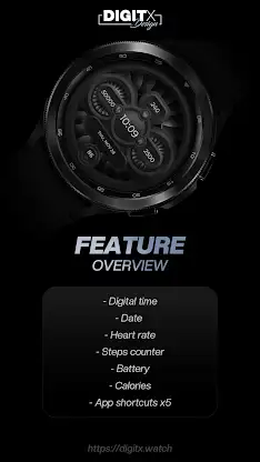 Av Engine Digital Watch Face screenshot 5