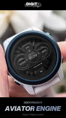 Av Engine Digital Watch Face screenshot 1