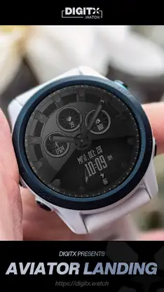 Av Landing Hybrid Watch Face screenshot 1