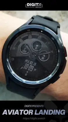 Av Landing Hybrid Watch Face screenshot 4