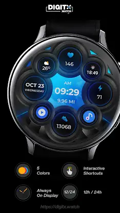 Av Window Digital Watch Face screenshot 2