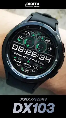 DX103 Digital Watch Face screenshot 1