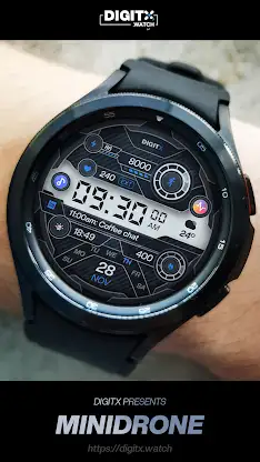 Minidrone Digital Watch Face screenshot 4