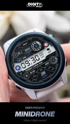 Minidrone Digital Watch Face screenshot 1