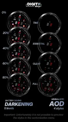 Neon Colors Digital Watch Face screenshot 8