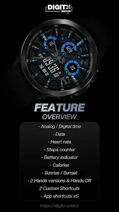 Platinum Hybrid Watch Face screenshot 5