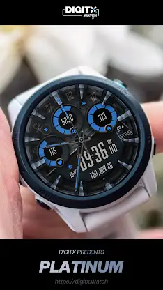Platinum Hybrid Watch Face screenshot 1