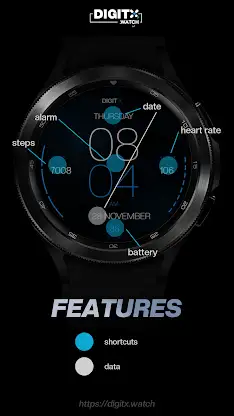 Poppy Thin Digital Watch Face screenshot 6