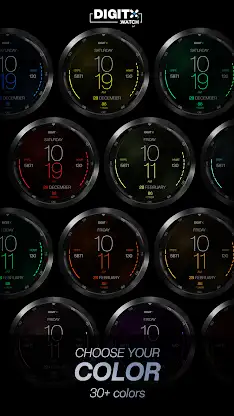 Poppy Thin Digital Watch Face screenshot 7