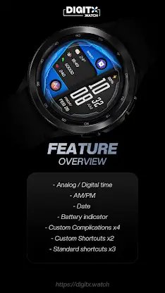 Pro Line Digital Watch Face screenshot 5
