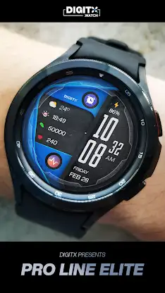 Pro Line Digital Watch Face screenshot 4