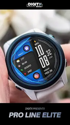 Pro Line Digital Watch Face screenshot 1