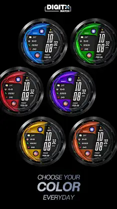 Pro Line Digital Watch Face screenshot 7