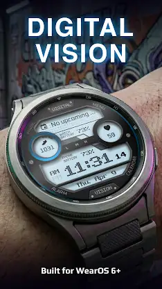 Digital Vision Watch Face screenshot 1