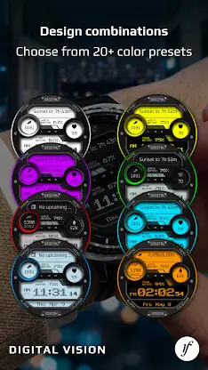Digital Vision Watch Face screenshot 7