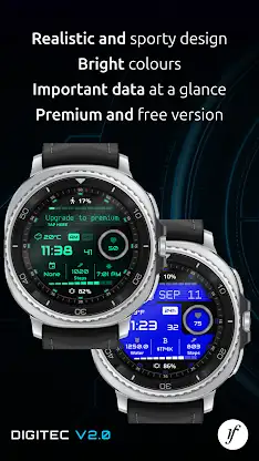 Digitec Digital Watch Face screenshot 2
