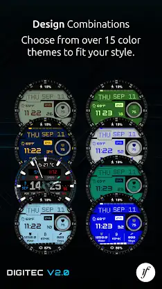 Digitec Digital Watch Face screenshot 5