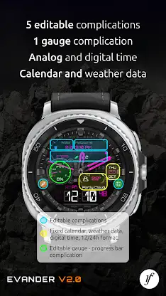 Evander Watch Face screenshot 3